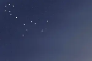 Cetus star constellation, Night sky