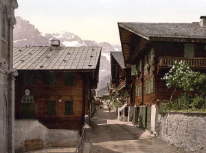 Champery is a burgh of the district of Monthey in the French-speaking part of the canton of Valais in Switzerland