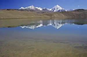 Chandra lake and peaks of chandra