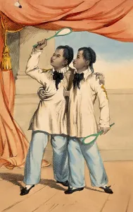 Chang and Eng Bunker, 1811-1874