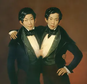 Chang and Eng Bunker, 1811-1874