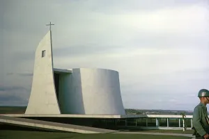 Chapel of the Presidential Palace, Palacio da Alvorada, Brasilia, Federal District, Brazil, 1962, South America