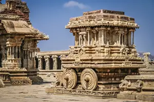 Chariot - Vittalla temple in Hampi, India