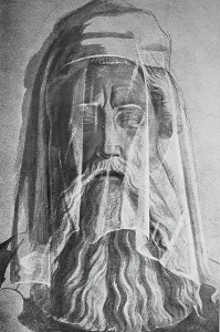 Charlemagne, also Charlemagne I Head with Veil