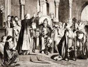 Charlemagne and the oath of purgation of Pope Saint Leo III