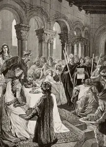 Charles the Bald, 823 - 877, emperor of the Carolingian Empire