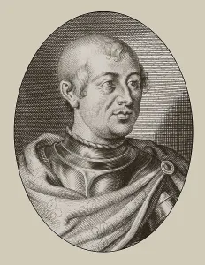 Charles the Bald, 823 - 877, emperor of the Carolingian Empire