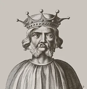 Charles the Bald, 823 - 877, emperor of the Carolingian Empire