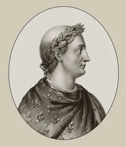 Charles the Bald, 823 - 877, emperor of the Carolingian Empire
