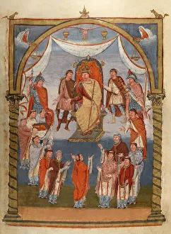 Charles the Bald, 823 - 877, emperor of the Carolingian Empire