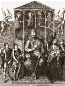 Charles the Bald, 823 - 877, emperor of the Carolingian Empire