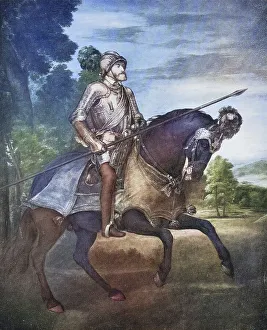 Charles V, Holy Roman Emperor, here at the Battle of Muehlberg