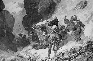 Charles V Holy Roman Emperor, fleeing from Maurice