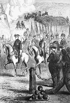 Charles XII of Sweden marches into Copenhagen after the Battle of Narva in 1700