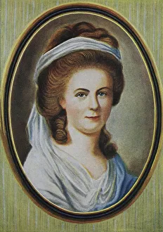Charlotte Buff, 1753-1828, was a youthful acquaintance of the poet Goethe