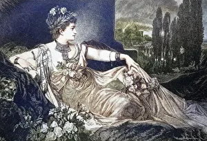 Charlotte Wolter, 1834, 1897, a celebrated actress