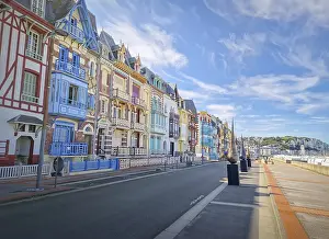 Category Cities DE Prints: Charming Belle Epoque villas of Mers-les-Bains coastline town