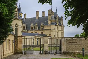 Chateau d'Ecouen castle from the 16th century with the Musee National de la Renaissance