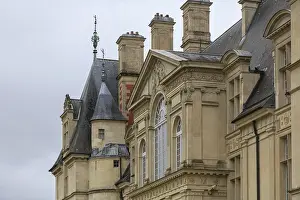 Chateau d'Ecouen castle from the 16th century with the Musee National de la Renaissance