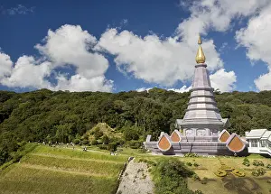 Chedi near the summit of mount Doi Inthanon