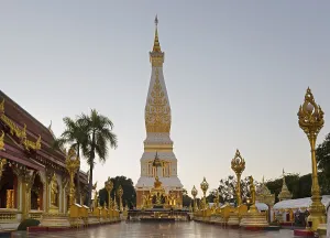 Chedi of Wat Phra That Phanom, temple complex in Amphoe That Phanom