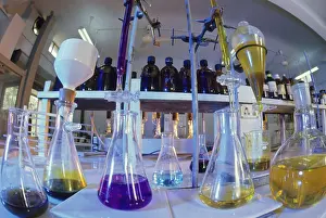 Chemical Flask in Laboratory