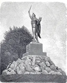 Framed Print : Chemnitz-Bellmann Memorial in Schleswig Framed Print : Chemnitz-Bellmann Memorial in Schleswig