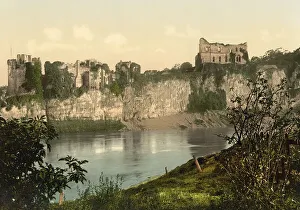 Chepstow castle, Chepstow, town in Wales