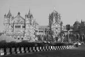 Chhatrapati Shivaji Terminus Railway station Mumbai Maharashtra India Asia Dec 2011