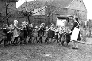 Children dance polonnaise, ca. 1955