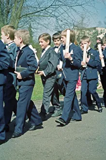 Children on the day of their first communion