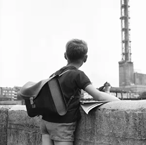 Children in the Ruhr area, here in the year 1966 in leisure and play