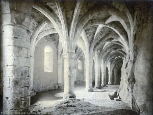 Chillon Castle, interior, Bonivard's Prison