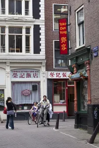 Chinatown district in the city centre