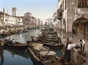 Chioggia, fish market, Venice, Italy