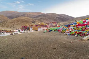Chode Gompa Monastery in Litang, Sichuan, China