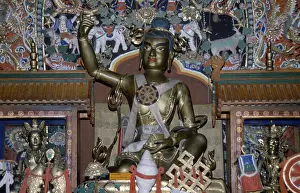 Choijin Llama Monastery, interior of the Yadam Temple