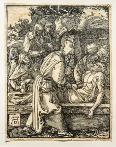 Christ being carried to his grave
