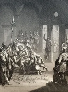 Christ is crowned with thorns, New Testament
