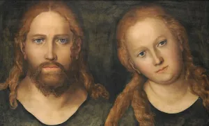 Christ and Mary, painting by Lucas Cranach the Elder