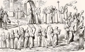 Christian Holy Week procession, 10th century