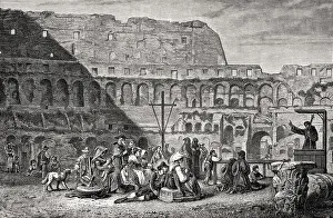 Christian worship at the Colosseum
