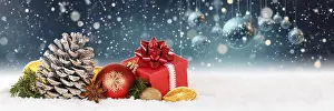 Christmas card Christmas card with Christmas decoration decoration gift Christmas present