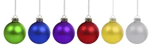 Christmas colourful Christmas baubles baubles Advent cut-outs in Stuttgart