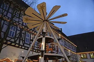 Christmas market in the castle in Michelstadt