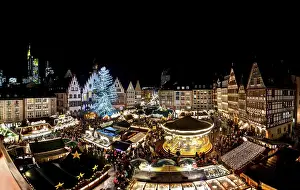 Christmas market on Roemer square