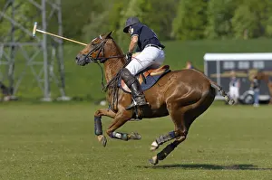 Christopher Kirsch, a Team Bucherer polo player riding his horse