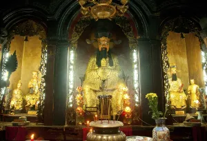 Chua Ngoc Hoang or Pagoda of the Jade Emperor was built in 1909