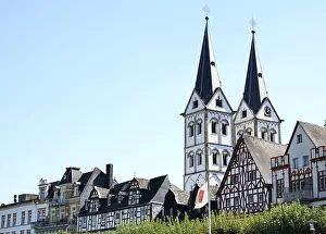 The church of Boppard in the Rhine Valley Germany