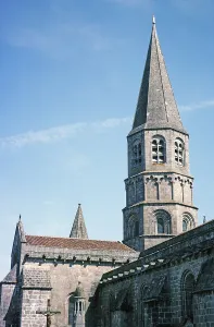 Church Collegiale Saint Pierre, Saint Pierre du Dorat, Haute Vienne, France 1976